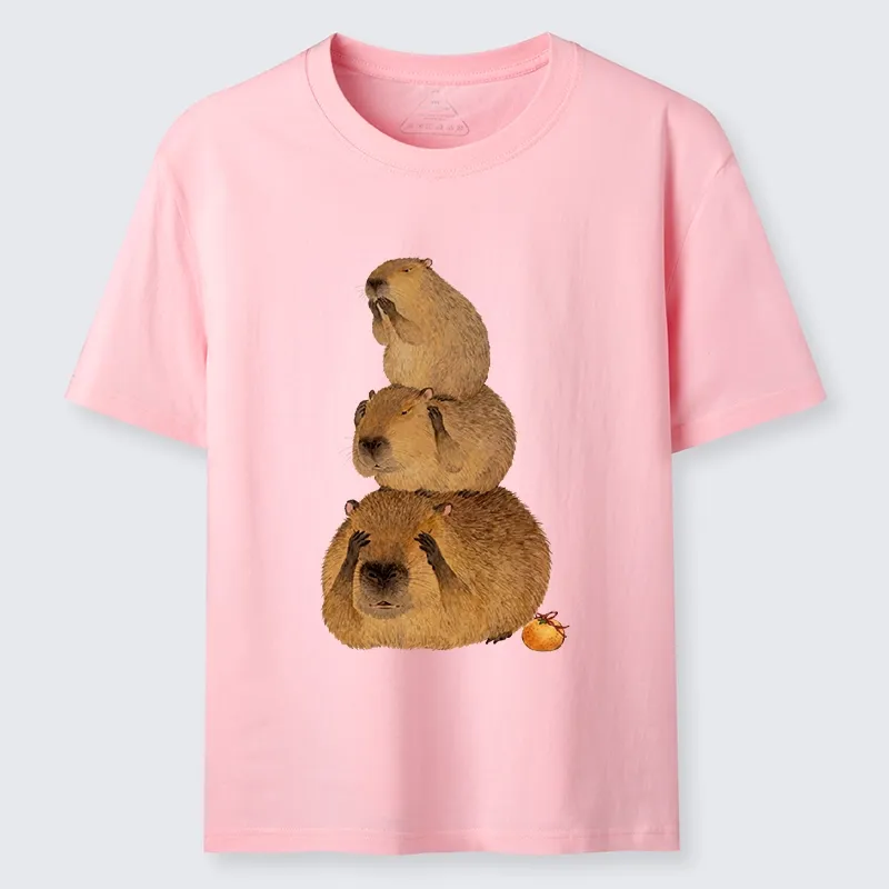 Tokyo-Tiger Capybara Hear No Evil Meme Classic T-Shirt