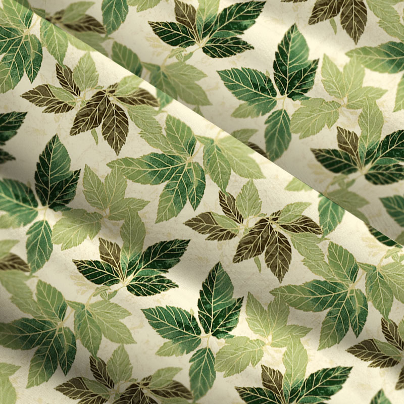 Tokyo-Tiger Green Leaf Escape Maxi Dress