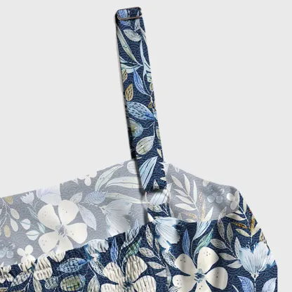 Tokyo-Tiger Colorful Floral Fantasy Maxi Dress