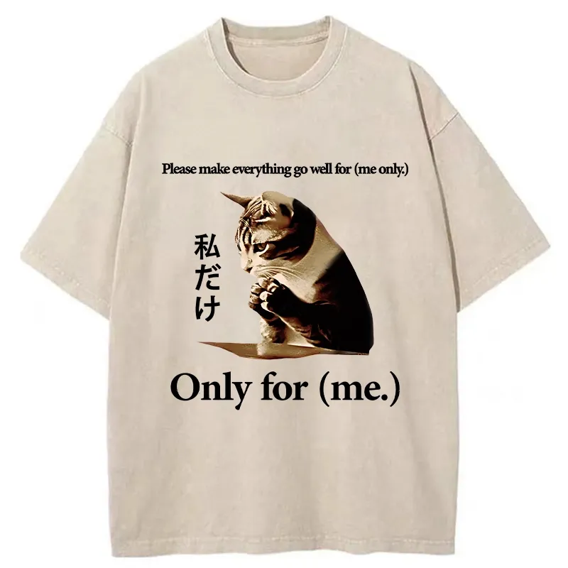 Tokyo-Tiger Only Me Everything's Fine Washed T-Shirt