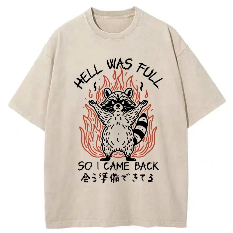 Tokyo-Tiger Hell Was Full Washed T-Shirt