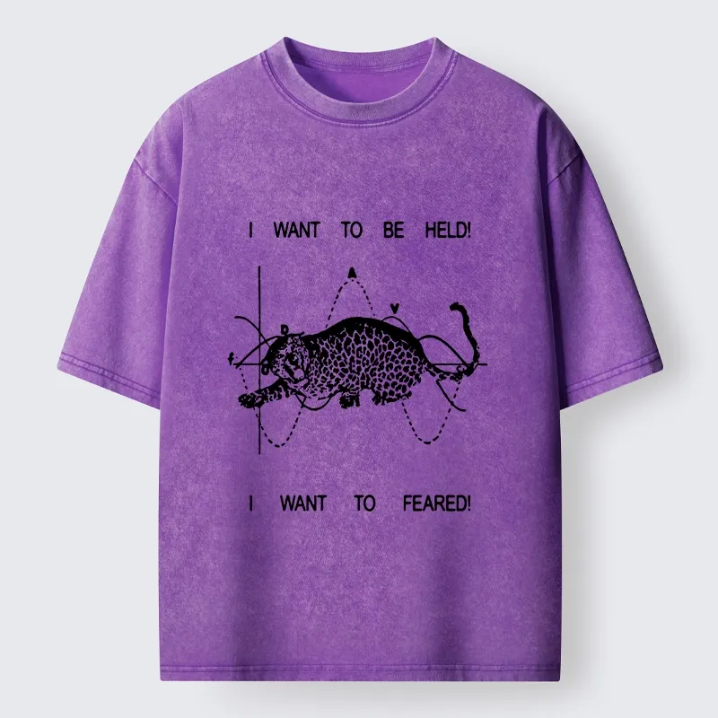 Tokyo-Tiger Relatable Cat Contradiction Meme Washed T-Shirt