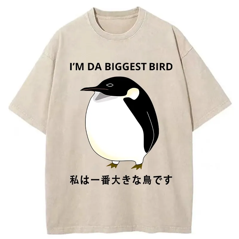 Tokyo-Tiger I Am The Biggest Bird Washed T-Shirt