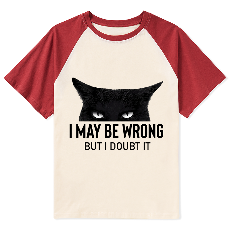 Tokyo-Tiger Confident Cat Attitude Meme Raglan T-shirt