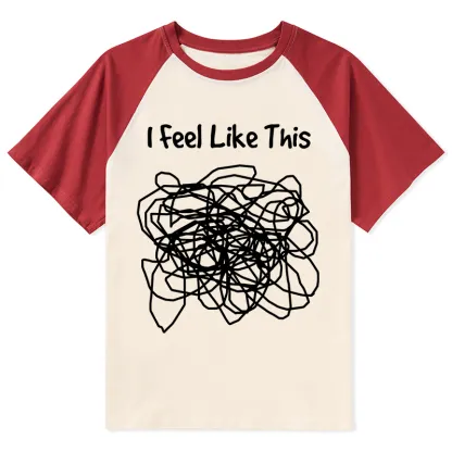 Tokyo-Tiger This Is How My Brain Feels Raglan T-shirt