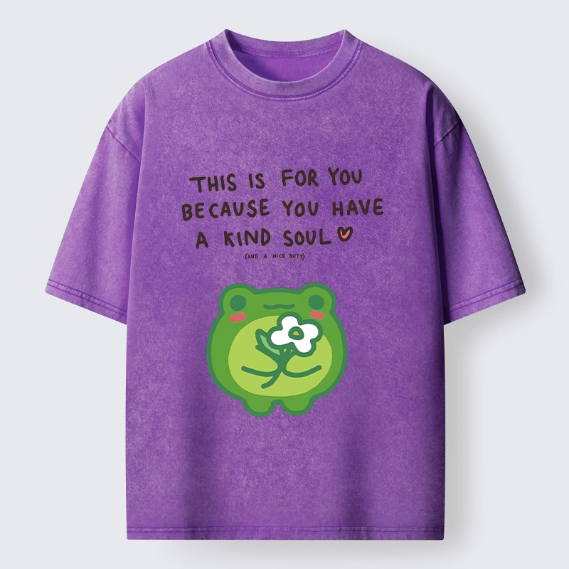 Tokyo-Tiger Cute Frog Has A Nice Gift Washed T-Shirt