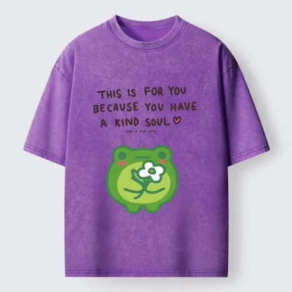 Tokyo-Tiger Cute Frog Has A Nice Gift Washed T-Shirt