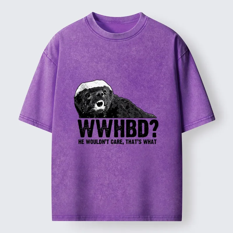 Tokyo-Tiger What Would Honey Badger Do Washed T-Shirt