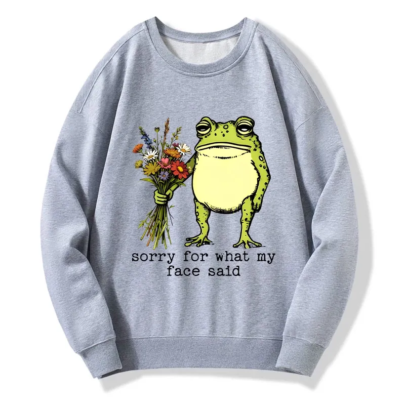 Tokyo-Tiger Frog Sorry Mode Activated Classic Sweatshirt