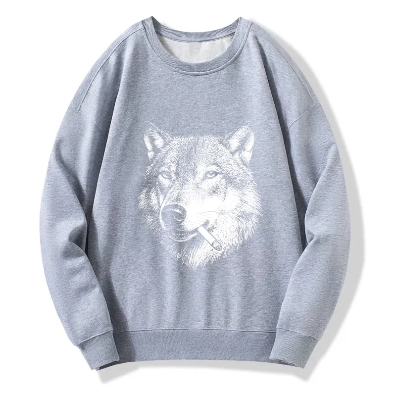 Tokyo-Tiger Cool Wolf Meme Bad Decisions Pending Classic Sweatshirt