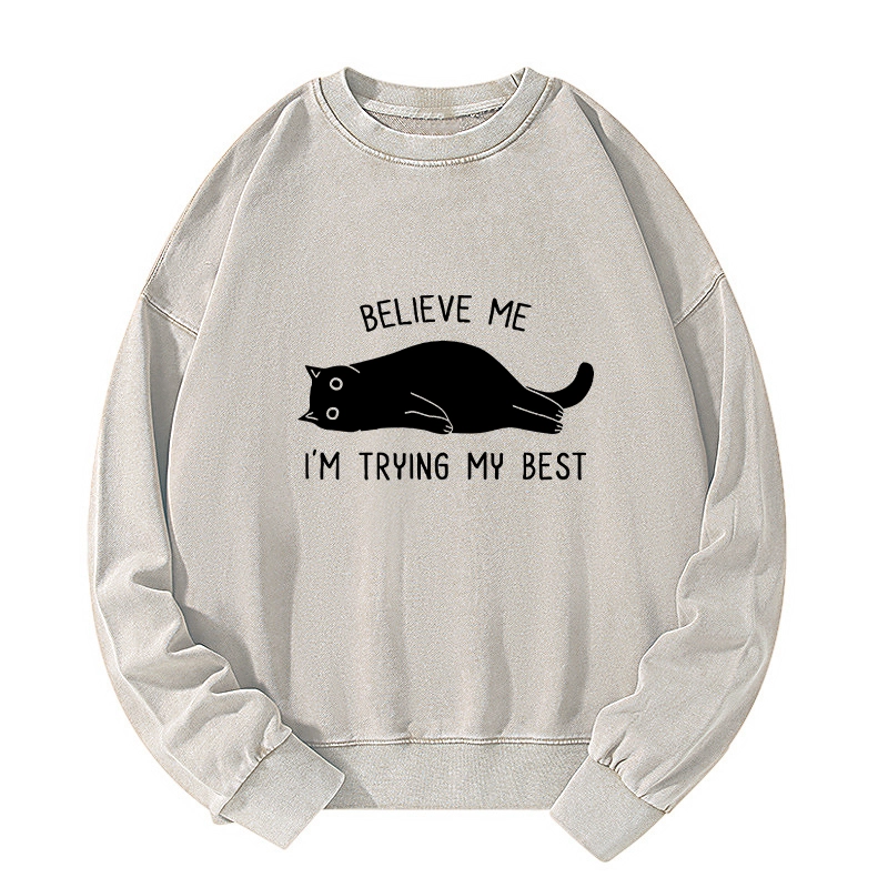 Tokyo-Tiger When Life Is Hard Nap First Washed Sweatshirt