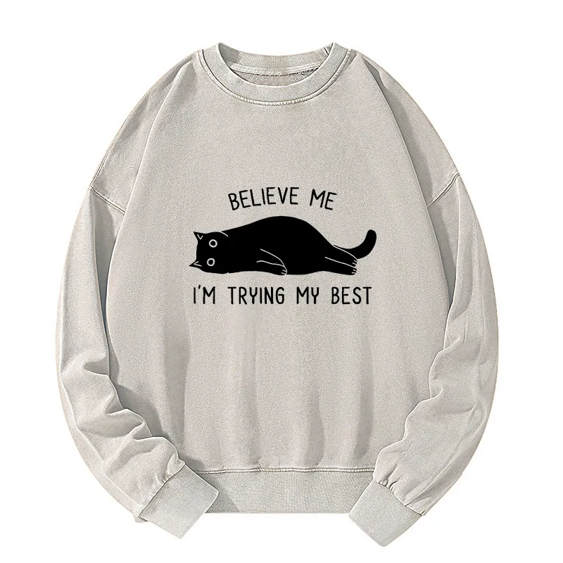 Tokyo-Tiger When Life Is Hard Nap First Washed Sweatshirt Sale