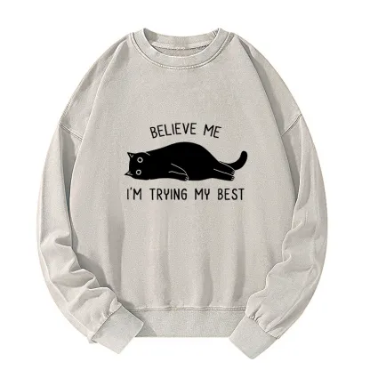 Tokyo-Tiger When Life Is Hard Nap First Washed Sweatshirt