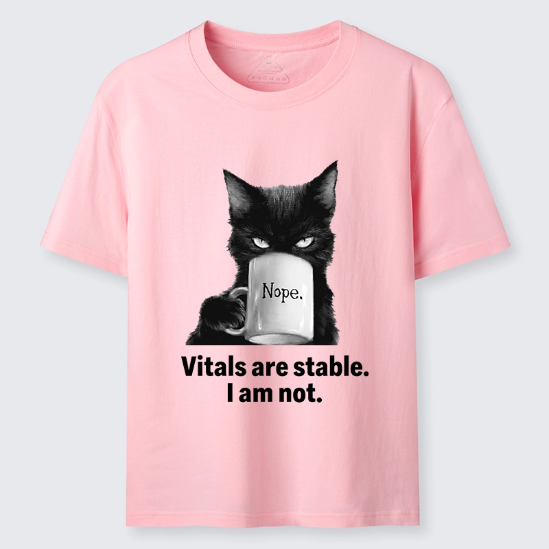 Tokyo-Tiger Grumpy Black Cat Coffee Meme Classic T-Shirt