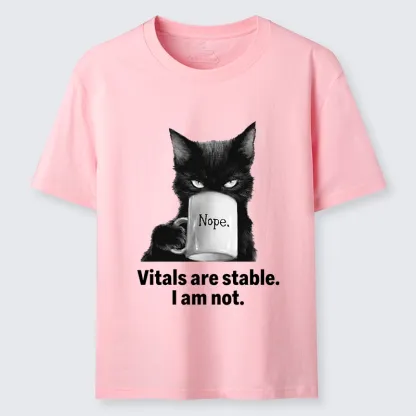 Tokyo-Tiger Grumpy Black Cat Coffee Meme Classic T-Shirt