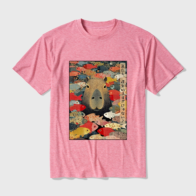 Tokyo-Tiger Am I Too Lovable? Cotton Blend T-Shirt