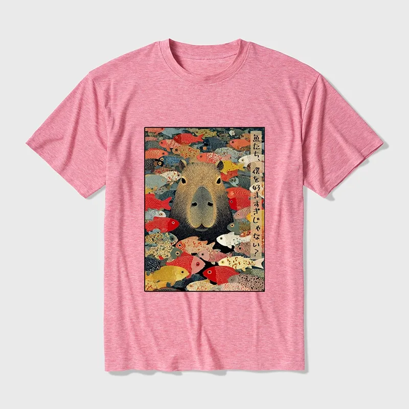 Tokyo-Tiger Am I Too Lovable? Cotton Blend T-Shirt