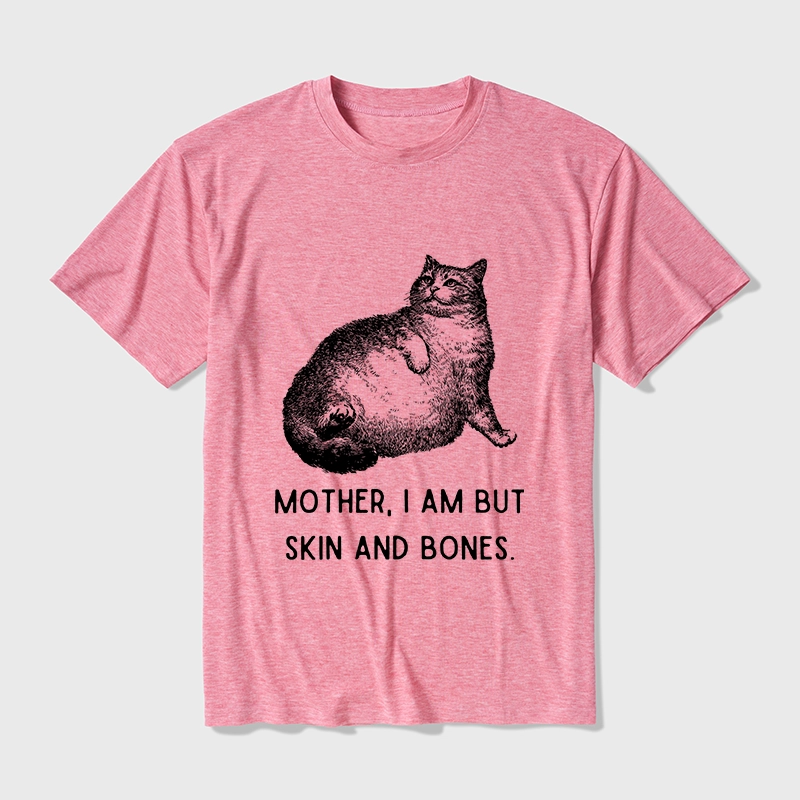 Tokyo-Tiger Skin & Bones Cat Cotton Blend T-Shirt