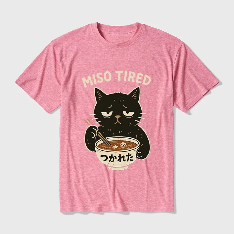 Tokyo-Tiger I’m So Tired Cotton Blend T-Shirt