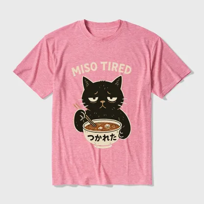 Tokyo-Tiger I’m So Tired Cotton Blend T-Shirt