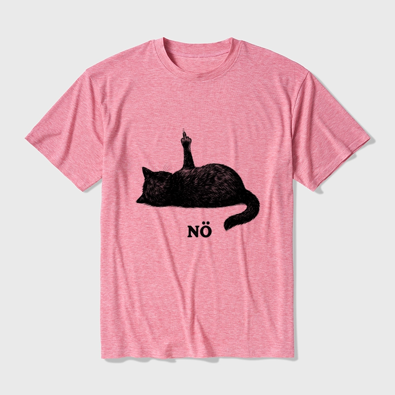 Tokyo-Tiger Cat Refused Cotton Blend T-Shirt