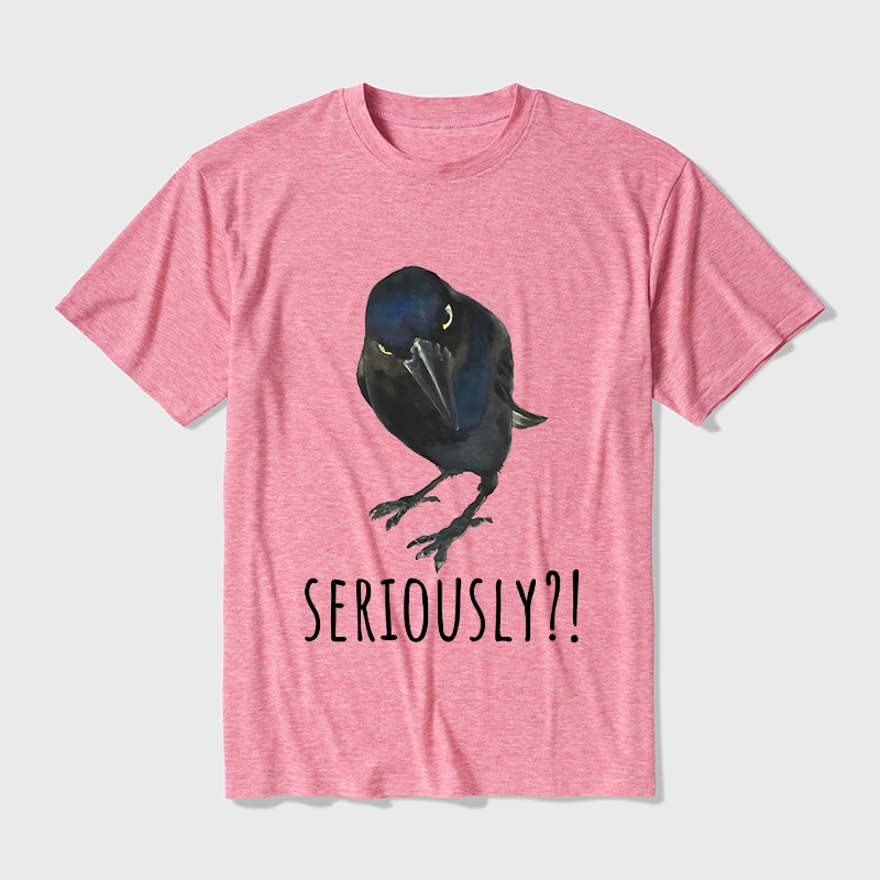 Tokyo-Tiger Raven's Question Cotton Blend T-Shirt
