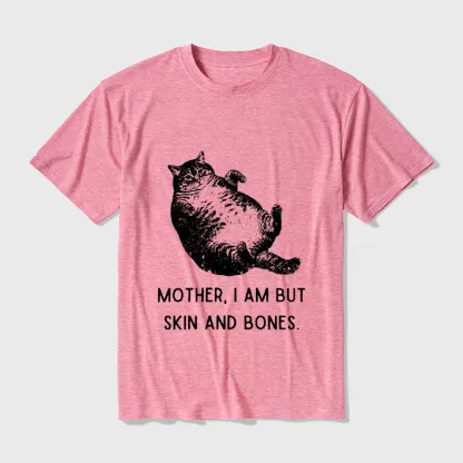Tokyo-Tiger Overweight Cat And Its Doting Owner Cotton Blend T-Shirt