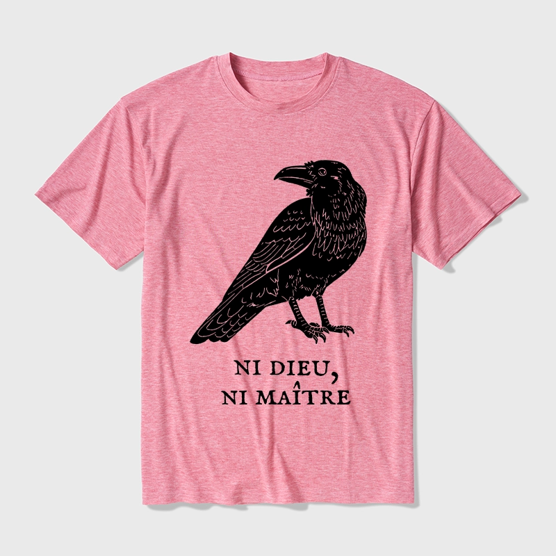 Tokyo-Tiger Crow Have A Strong Sense Of Self Cotton Blend T-Shirt
