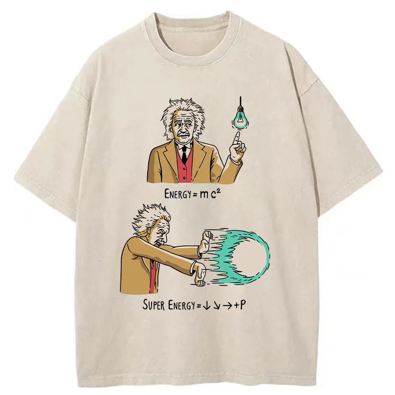 Tokyo-Tiger Einstein's Secret Weapon Washed T-Shirt