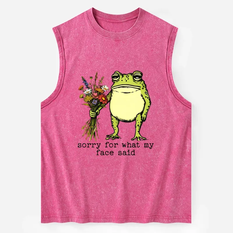 Tokyo-Tiger Frog Sorry Mode Activated Washed Tank Sale