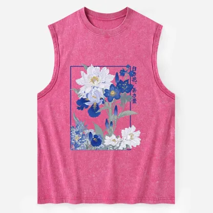 Tokyo-Tiger Blossoms Of The Firmament Washed Tank