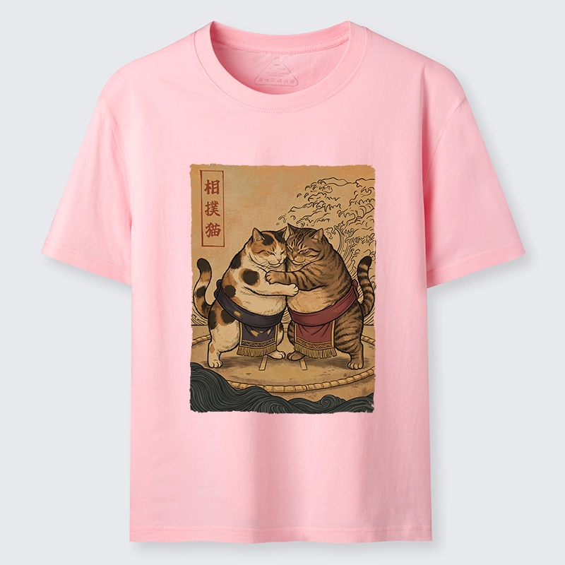Tokyo-Tiger Sumo Cats Ready To Fight Classic T-Shirt
