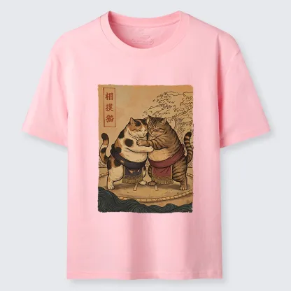 Tokyo-Tiger Sumo Cats Ready To Fight Classic T-Shirt