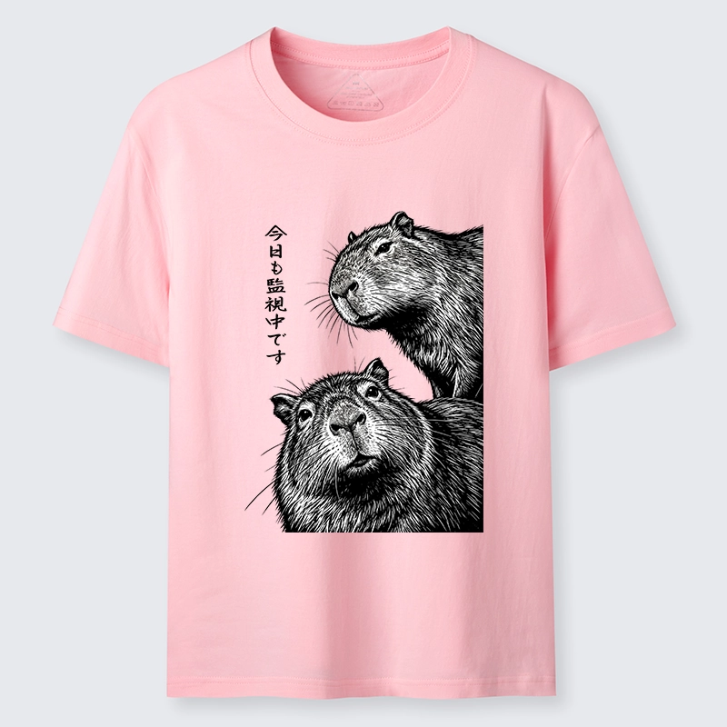Tokyo-Tiger Capybara Surveillance Squad Classic T-Shirt