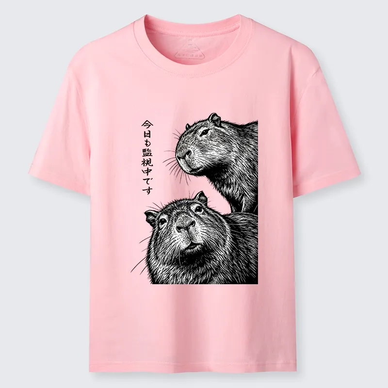 Tokyo-Tiger Capybara Surveillance Squad Classic T-Shirt