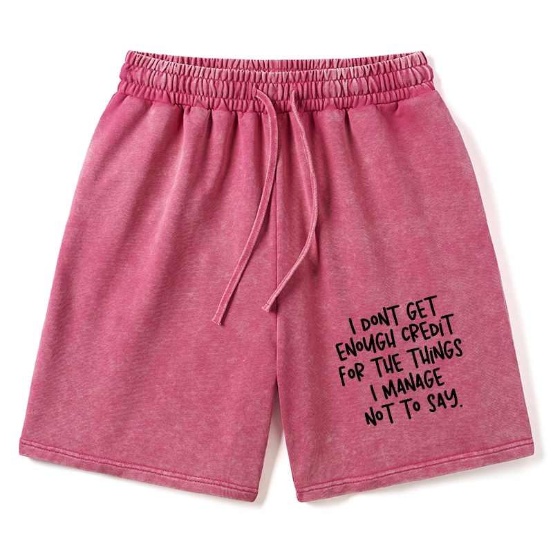 Tokyo-Tiger Saying No Is A Superpower Washed Shorts