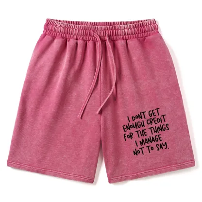 Tokyo-Tiger Saying No Is A Superpower Washed Shorts