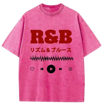 Tokyo-Tiger Rhythm And Blues Washed T-Shirt