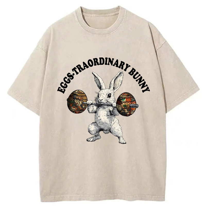 Tokyo-Tiger Eggs-Traordinary Bunny Washed T-Shirt
