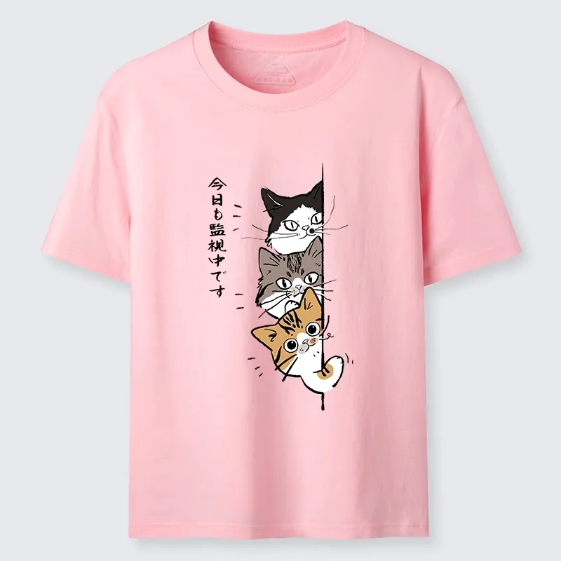 Tokyo-Tiger Funny Cat Surveillance Squad Classic T-Shirt