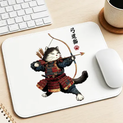 Tokyo-Tiger Kyudo Samurai Cat Mouse Pad