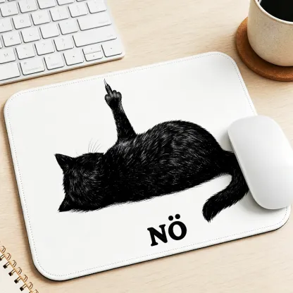 Tokyo-Tiger Cat Refused Mouse Pad