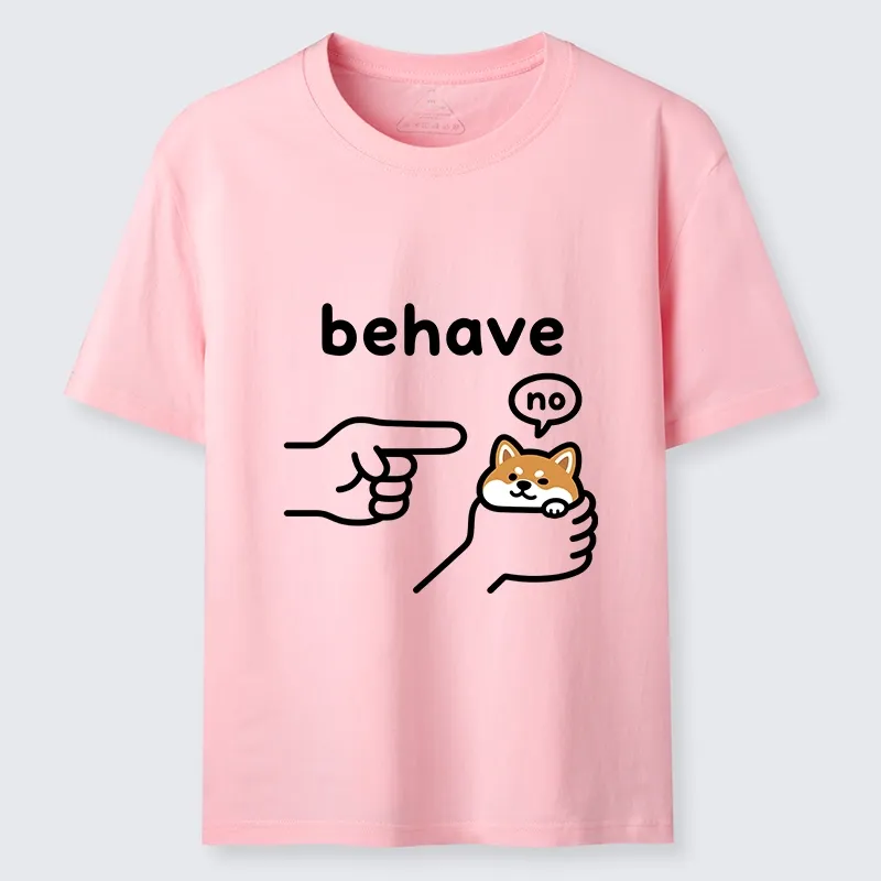 Tokyo-Tiger Funny Shiba Refusing To Behave Classic T-Shirt