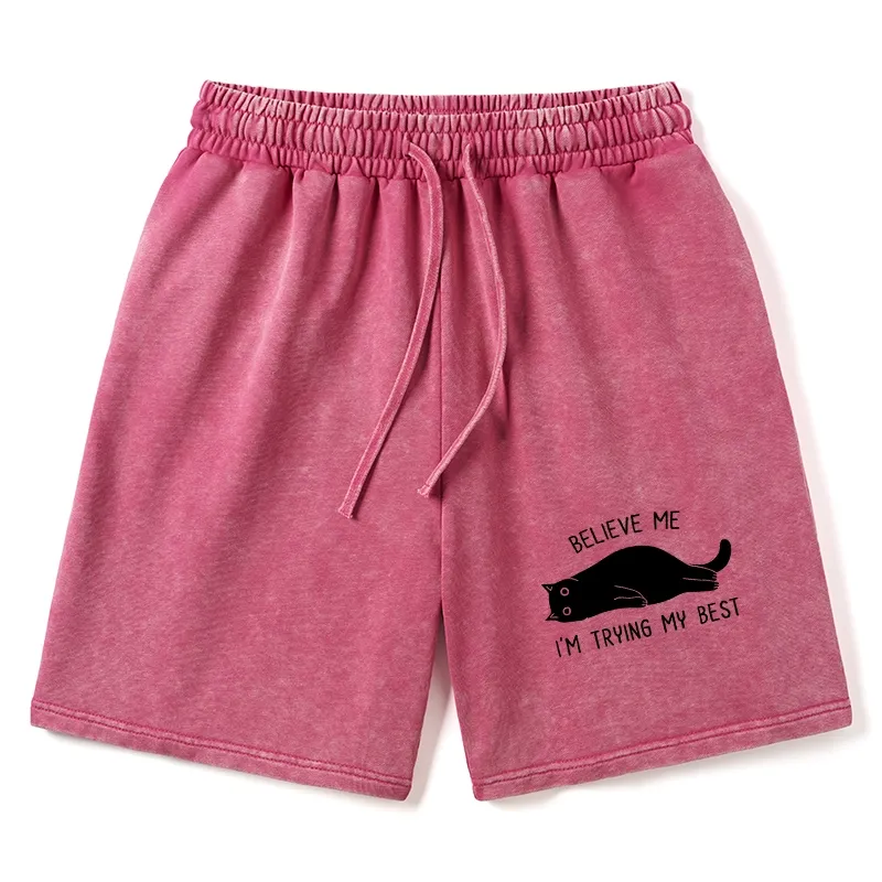Tokyo-Tiger When Life Is Hard Nap First Washed Shorts
