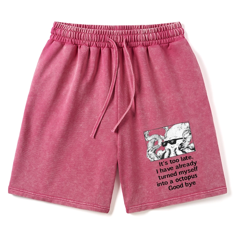 Tokyo-Tiger Octopus Meme I Disappeared Completely Washed Shorts