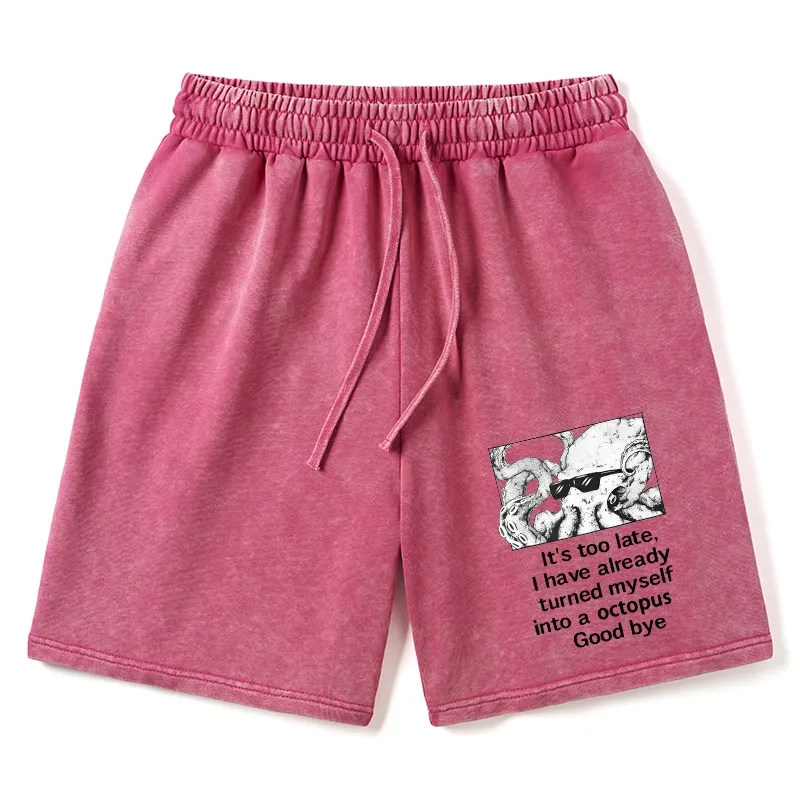 Tokyo-Tiger Octopus Meme I Disappeared Completely Washed Shorts