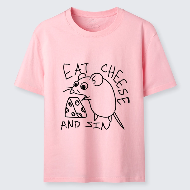 Tokyo-Tiger Cheese Obsessed Mouse Funny Art Classic T-Shirt