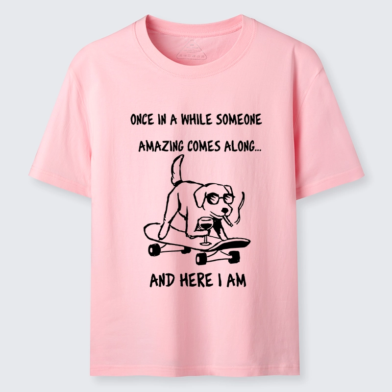 Tokyo-Tiger Cool Dog On Skateboard Funny Meme Classic T-Shirt