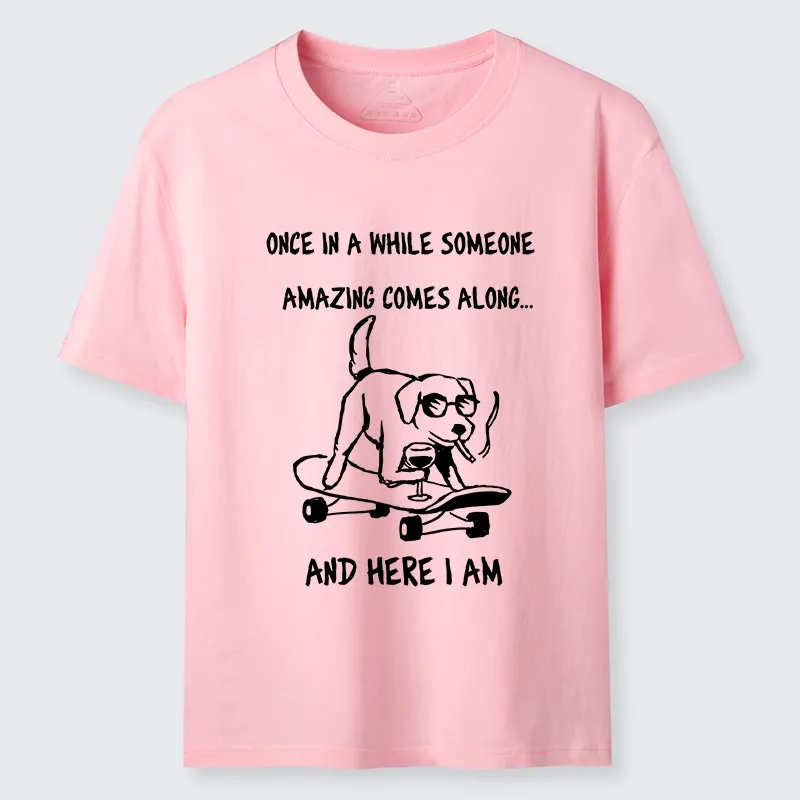 Tokyo-Tiger Cool Dog On Skateboard Funny Meme Classic T-Shirt