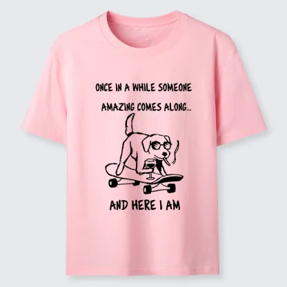 Tokyo-Tiger Cool Dog On Skateboard Funny Meme Classic T-Shirt